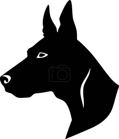 Australian kelpie - high quality vector logo - vector illustration ideal for t-shirt graphic