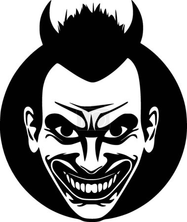 Clown - high quality vector logo - vector illustration ideal for t-shirt graphic