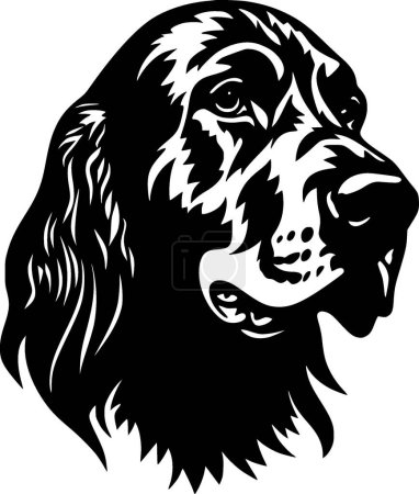 Rhodesian - minimalist and flat logo - vector illustration