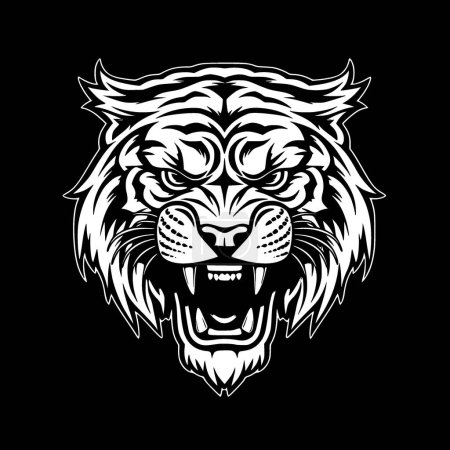 Illustration for Tiger - high quality vector logo - vector illustration ideal for t-shirt graphic - Royalty Free Image