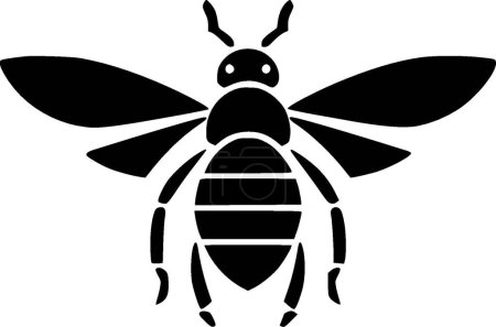 Fliege - hochwertiges Vektor-Logo - Vektor-Illustration ideal für T-Shirt-Grafik