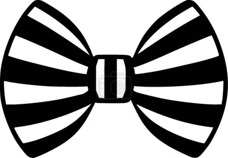 Arc - illustration vectorielle noir et blanc