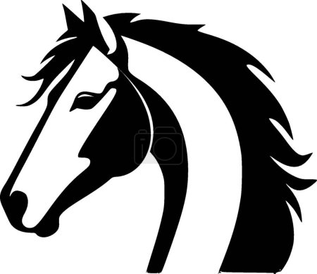 Illustration for Horse - high quality vector logo - vector illustration ideal for t-shirt graphic - Royalty Free Image