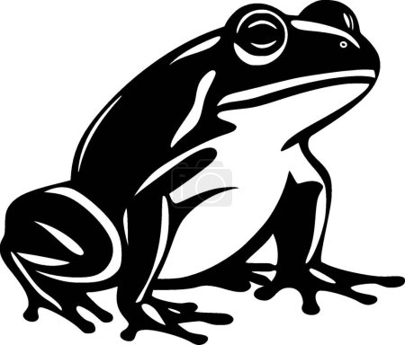 Frosch - hochwertiges Vektor-Logo - Vektor-Illustration ideal für T-Shirt-Grafik