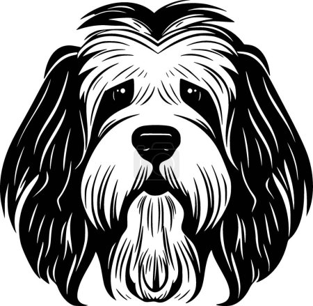 Havanese - high quality vector logo - vector illustration ideal for t-shirt graphic