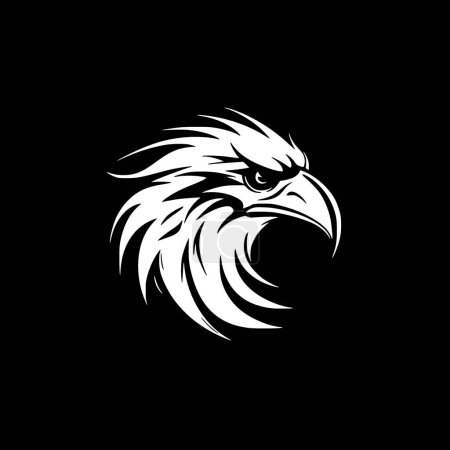 Illustration for Hippogriff - minimalist and simple silhouette - vector illustration - Royalty Free Image