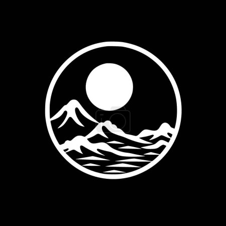 Ozean - hochwertiges Vektor-Logo - Vektor-Illustration ideal für T-Shirt-Grafik