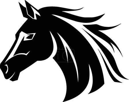 Illustration for Horse - high quality vector logo - vector illustration ideal for t-shirt graphic - Royalty Free Image