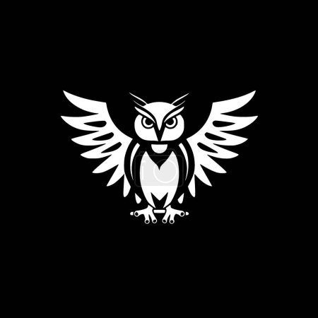 Owl - high quality vector logo - vector illustration ideal for t-shirt graphic