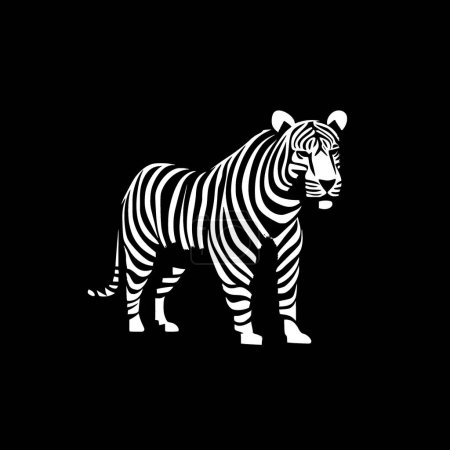 Téléchargez les illustrations : Animal - icône isolée en noir et blanc - illustration vectorielle - en licence libre de droit