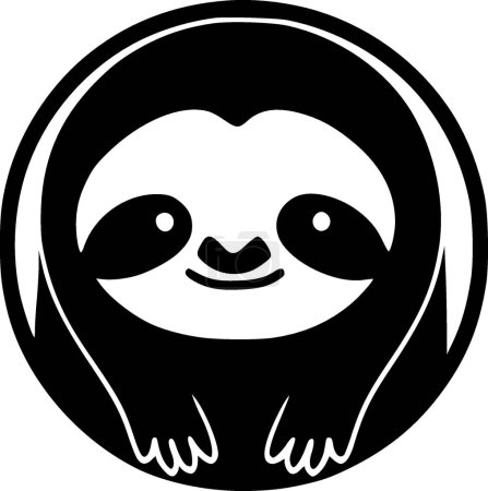 Sloth - high quality vector logo - vector illustration ideal for t-shirt graphic
