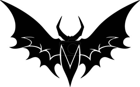 Fledermaus - hochwertiges Vektor-Logo - Vektor-Illustration ideal für T-Shirt-Grafik