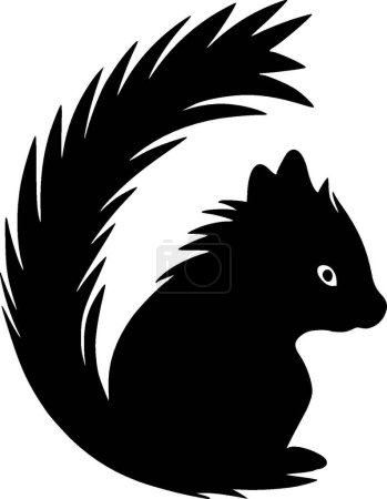 Ilustración de Skunk - logotipo vectorial de alta calidad - ilustración vectorial ideal para el gráfico de camisetas - Imagen libre de derechos