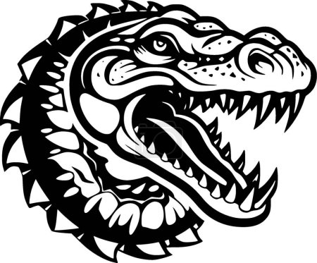 Alligator - high quality vector logo - vector illustration ideal for t-shirt graphic