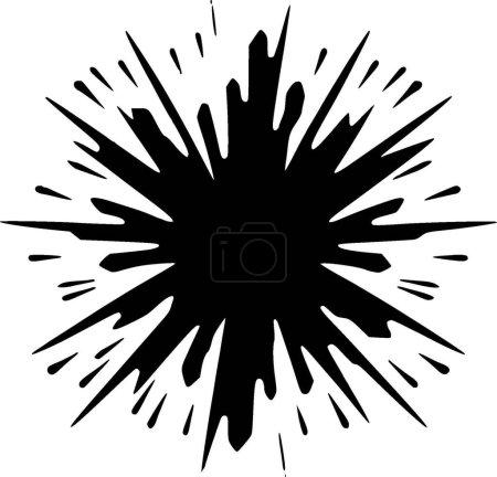 Explosión - logotipo vectorial de alta calidad - ilustración vectorial ideal para el gráfico de camisetas