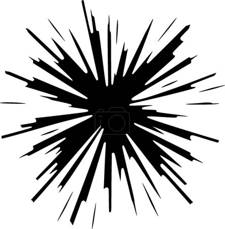 Explosión - logotipo vectorial de alta calidad - ilustración vectorial ideal para el gráfico de camisetas