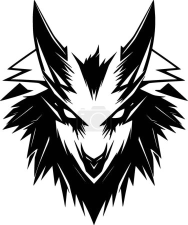 Fox - logo minimalista y plano - ilustración vectorial