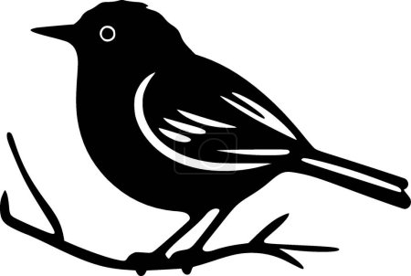 Ilustración de Robin pájaro - logotipo vectorial de alta calidad - ilustración vectorial ideal para el gráfico camiseta - Imagen libre de derechos