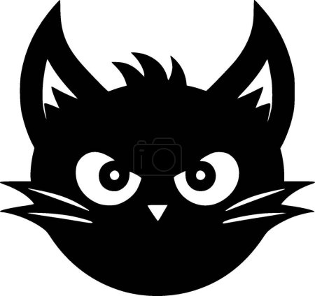 Cat - high quality vector logo - vector illustration ideal for t-shirt graphic