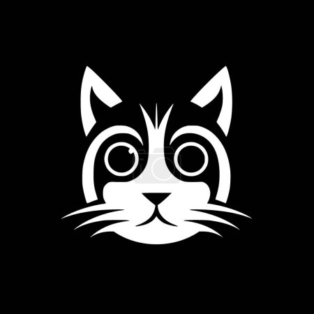 Cat - logotipo vectorial de alta calidad - ilustración vectorial ideal para el gráfico de camisetas