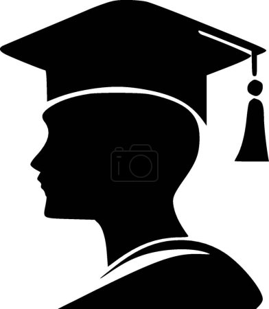 Graduation - logo vectoriel de haute qualité - illustration vectorielle idéale pour t-shirt graphique