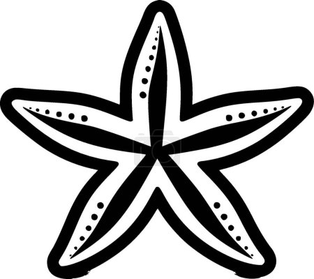 Estrella de mar - logotipo vectorial de alta calidad - ilustración vectorial ideal para el gráfico de la camiseta