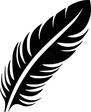 Illustration for Feather - high quality vector logo - vector illustration ideal for t-shirt graphic - Royalty Free Image