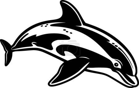Ilustración de Orca - logotipo vectorial de alta calidad - ilustración vectorial ideal para el gráfico de camisetas - Imagen libre de derechos