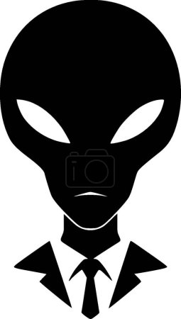 Alien - hochwertiges Vektor-Logo - Vektor-Illustration ideal für T-Shirt-Grafik