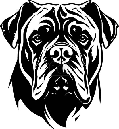 Cane corso - high quality vector logo - vector illustration ideal for t-shirt graphic