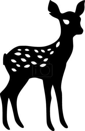 Ilustración de Ciervo - logotipo vectorial de alta calidad - ilustración vectorial ideal para el gráfico de camisetas - Imagen libre de derechos