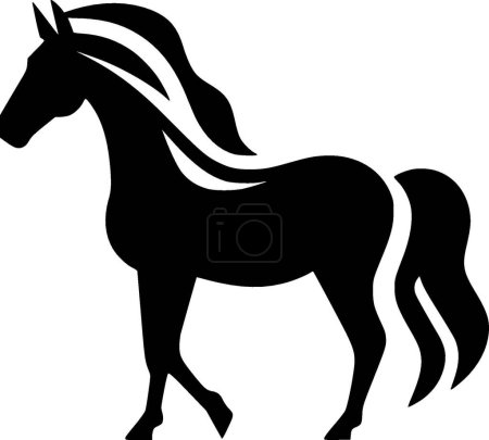 Illustration for Horses - high quality vector logo - vector illustration ideal for t-shirt graphic - Royalty Free Image