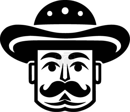 Mexicain - logo vectoriel de haute qualité - illustration vectorielle idéale pour t-shirt graphique