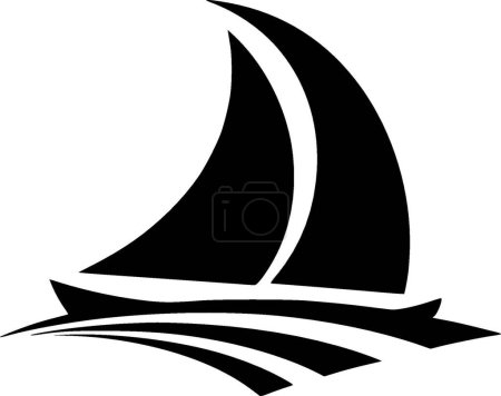 Illustration for Boat - high quality vector logo - vector illustration ideal for t-shirt graphic - Royalty Free Image