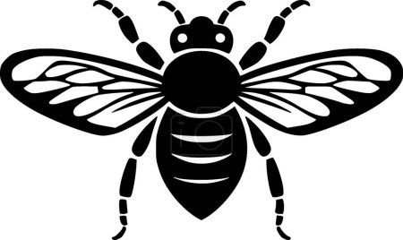 Biene - hochwertiges Vektor-Logo - Vektor-Illustration ideal für T-Shirt-Grafik