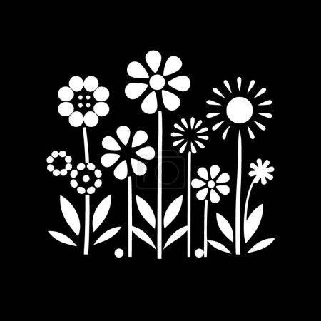 Flowers - high quality vector logo - vector illustration ideal for t-shirt graphic