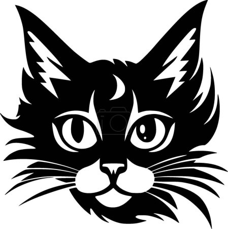 Illustration for Cat - high quality vector logo - vector illustration ideal for t-shirt graphic - Royalty Free Image