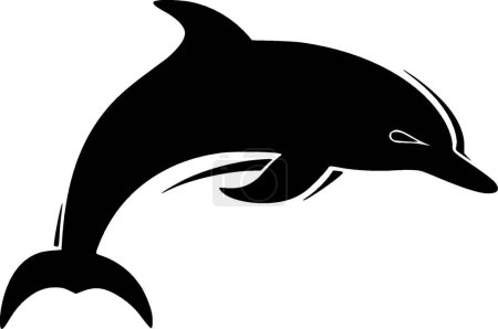 Dolphin - hochwertiges Vektor-Logo - Vektor-Illustration ideal für T-Shirt-Grafik