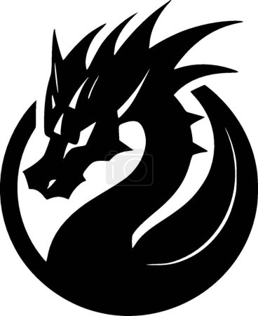 Illustration for Dragon - high quality vector logo - vector illustration ideal for t-shirt graphic - Royalty Free Image