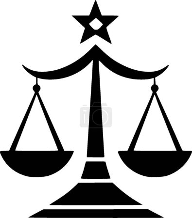 Justice - logo vectoriel de haute qualité - illustration vectorielle idéale pour t-shirt graphique