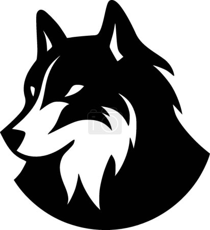 Wolf - hochwertiges Vektor-Logo - Vektor-Illustration ideal für T-Shirt-Grafik