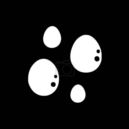 Eier - hochwertiges Vektorlogo - Vektorillustration ideal für T-Shirt-Grafik
