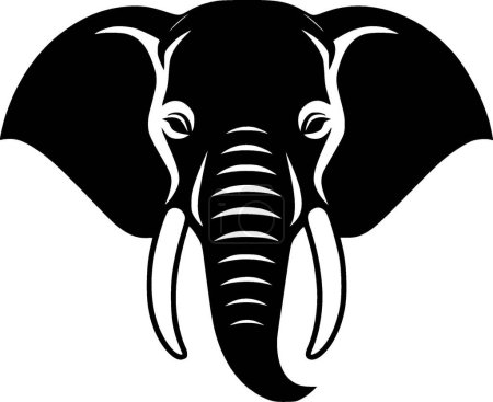 Elefant - hochwertiges Vektor-Logo - Vektor-Illustration ideal für T-Shirt-Grafik