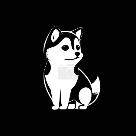 Shiba - high quality vector logo - vector illustration ideal for t-shirt graphic