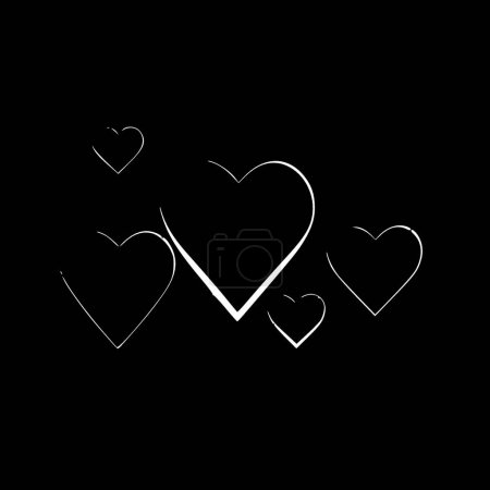 Hearts - high quality vector logo - vector illustration ideal for t-shirt graphic