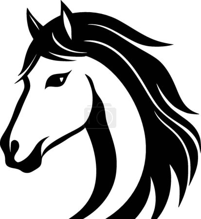Horse - high quality vector logo - vector illustration ideal for t-shirt graphic
