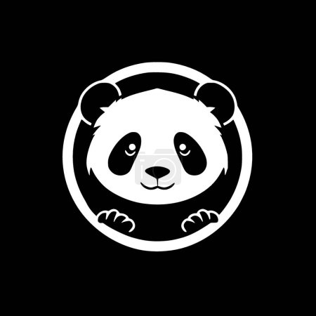 Panda - hochwertiges Vektor-Logo - Vektor-Illustration ideal für T-Shirt-Grafik