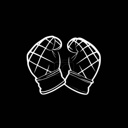 Boxhandschuhe - hochwertiges Vektor-Logo - Vektor-Illustration ideal für T-Shirt-Grafik