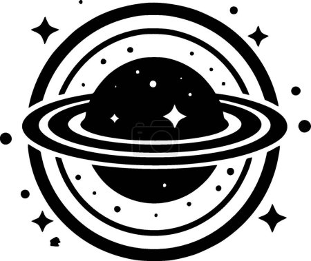 Ilustración de Galaxy - logotipo vectorial de alta calidad - ilustración vectorial ideal para el gráfico de camisetas - Imagen libre de derechos