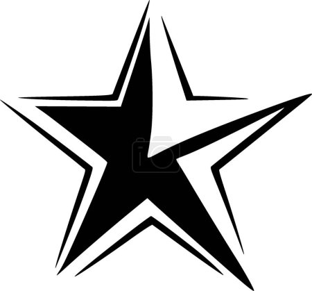 Estrella - logotipo vectorial de alta calidad - ilustración vectorial ideal para el gráfico de la camiseta